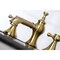 Kingston Brass KC7067BX English Country 8" Widespread Bathroom Faucet, Brushed Brass KC7067BX - alternate 6